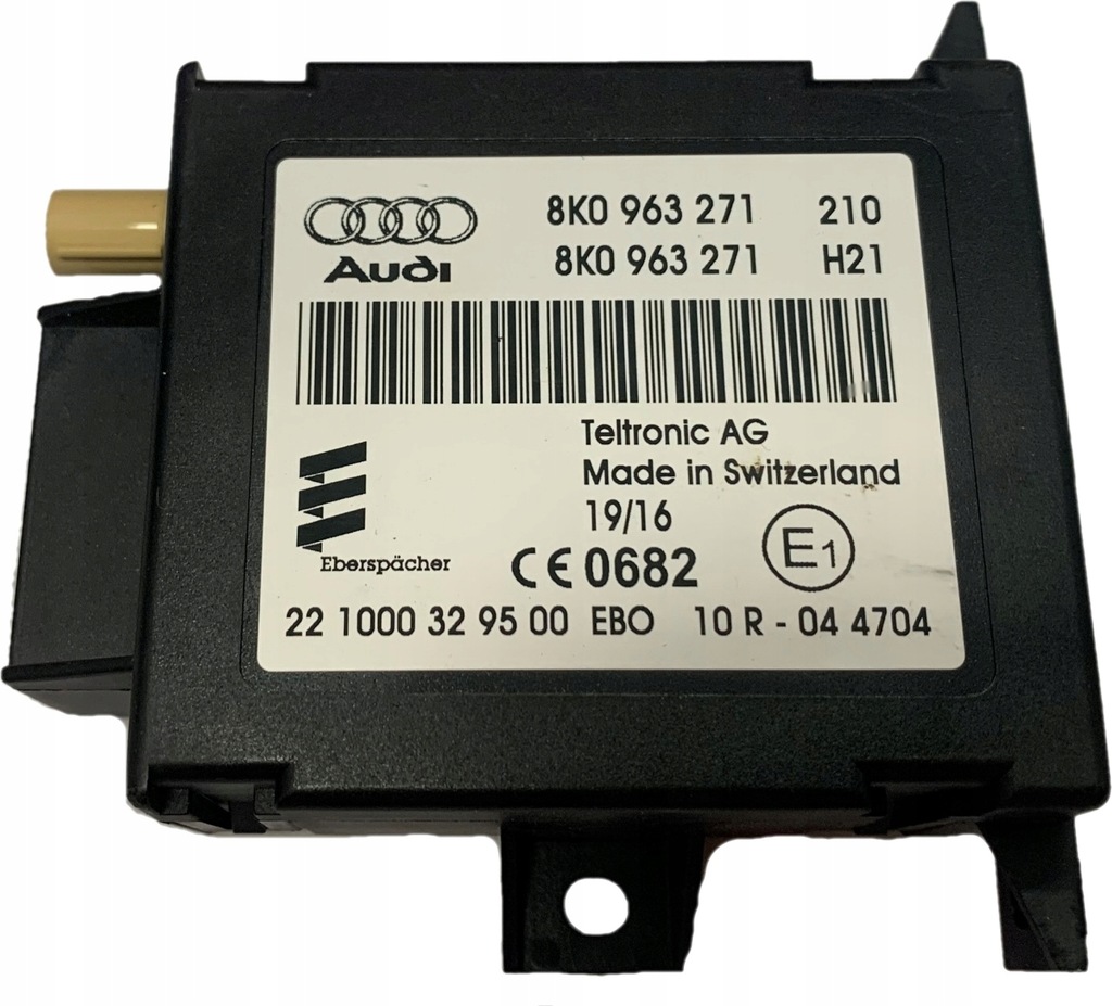 фото №1, Модуль webasto audi 8k0963271