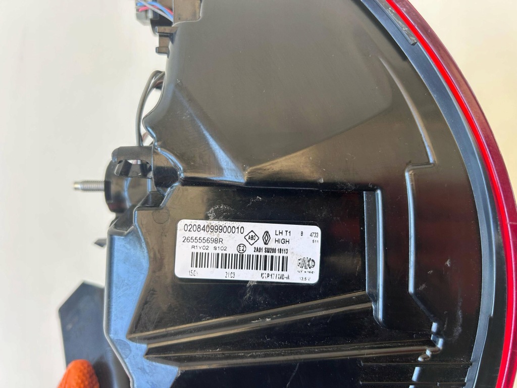 фото №4, Renault captur ii лампа лівий задня 265555698r оригінал