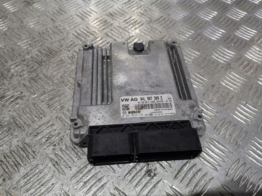 фото №1, Skoda rapid бортовой компьютер двигателя 1.6 tdi 04l907309e