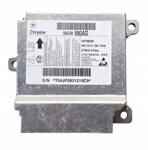 фото №1, Fiat mopar блок управління подушка безпеки 56038980ad freemont