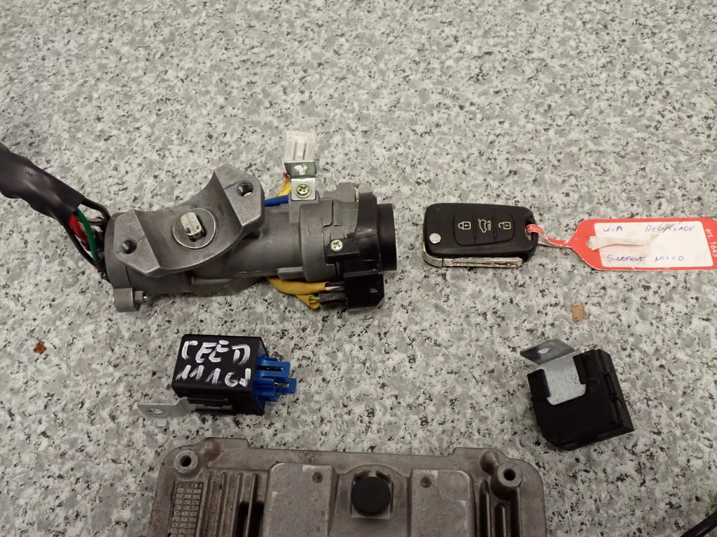 фото №6, Kia ceed 1.6 crdi 06-09 набір стартовий бортовий комп'ютер