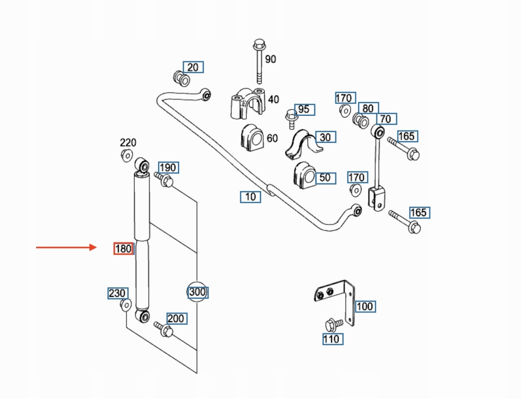 Mb sprinter 906 rear shock абсорбер a9063200831 в Украине