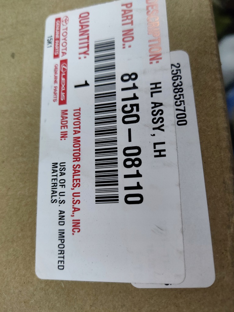 фото №10, Toyota sienna 2021 лампа фара правая левая przó