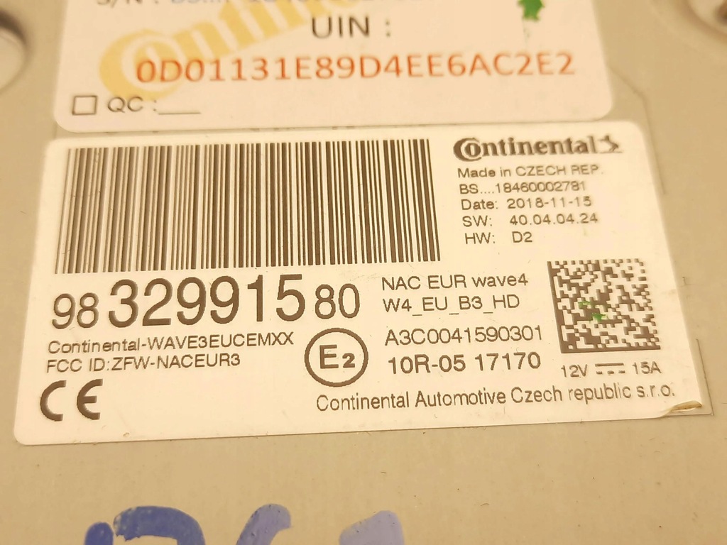 фото №4, Citroen ds7 crossback радіо навігація 9832991580