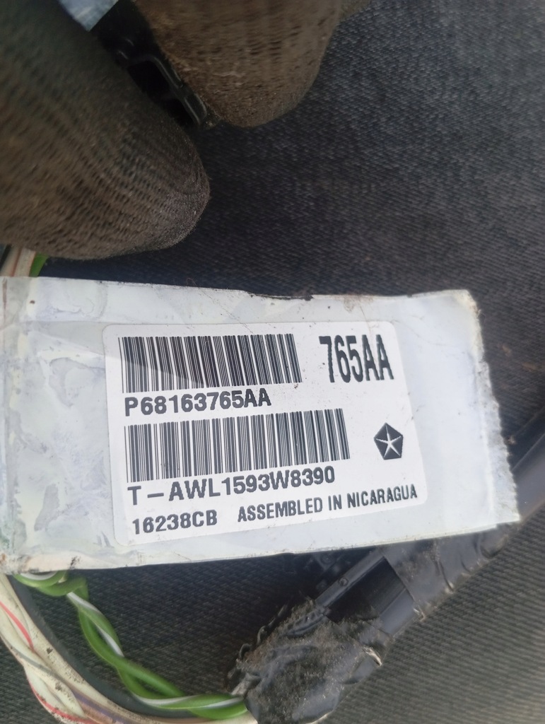 фото №16, Chrysler town country 11- жгут дверь задняя задних korale grand caravan