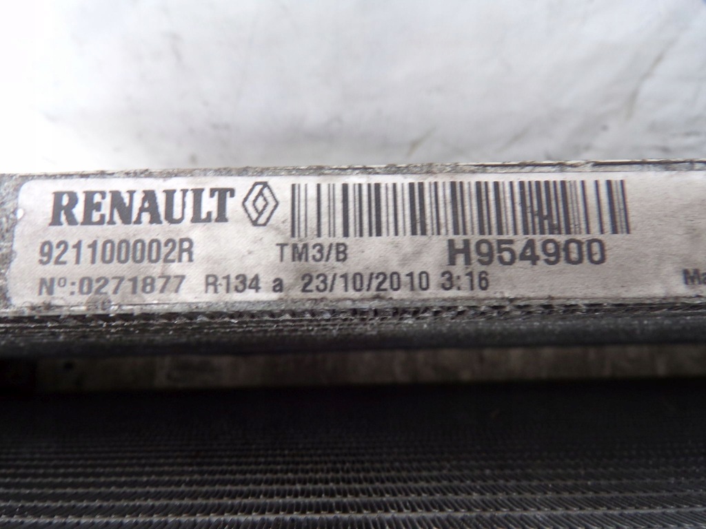 фото №7, Радіатор радіатор renault laguna iii 1.5dci kmpl