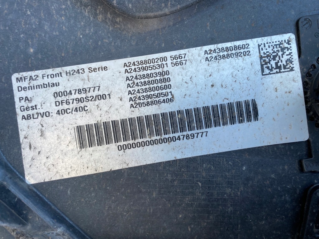 фото №8, Бампер передній перед mercedes eqa 243