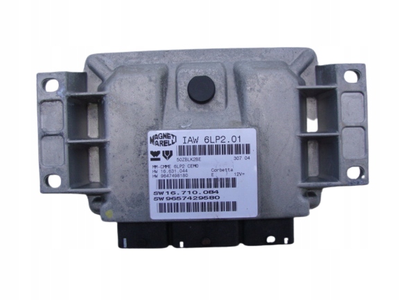 фото №1, Peugeot бортовой компьютер блок управления 9657429580 iaw6lp2.01