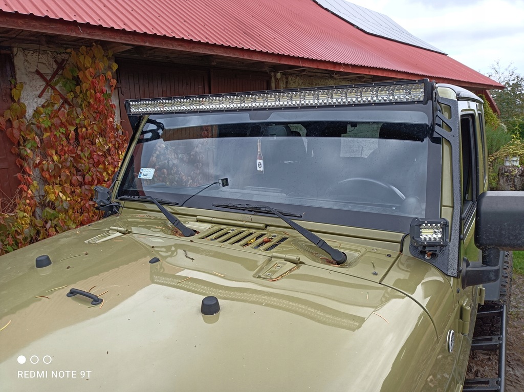 фото №9, Тримачі do накладки led 52" + нижні кріплення лампа jeep wrangler jk rtech