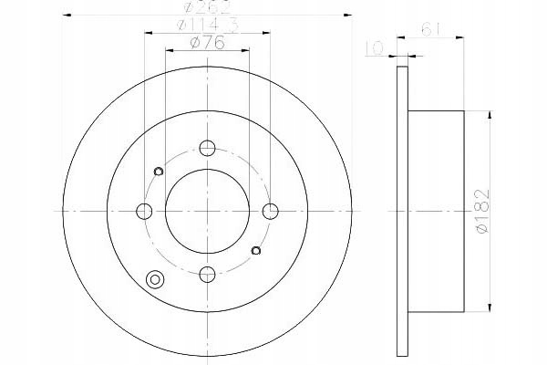 фото №1, Textar тормозные диски тормозные 2szt. hyundai задняя sonata