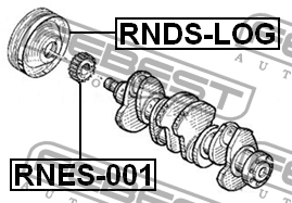 фото №6, Шкив коленчатого вала коленчатого do renault clio i 1.2 1.4