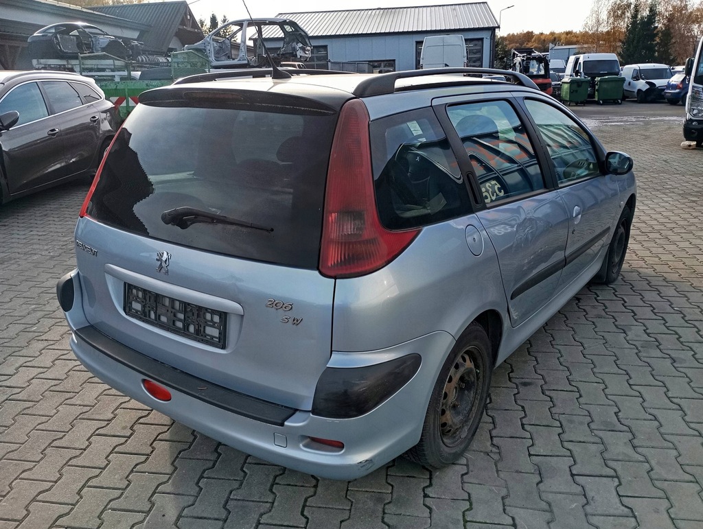 фото №11, Peugeot 206 lift бампер перед капот крила лампа радіатор eyl комплект