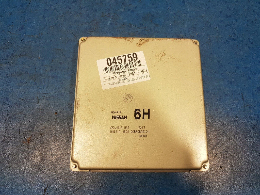 фото №1, Nissan x-trail t30 2.0b блок керування двигуна a56-r19u59