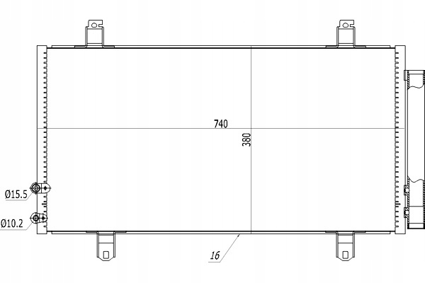 фото №4, Конденсатор кондиционера toyota camry 11- hart
