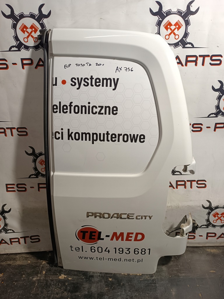 фото №1, Дверь правый задняя крыло toyota proace ii city ewp