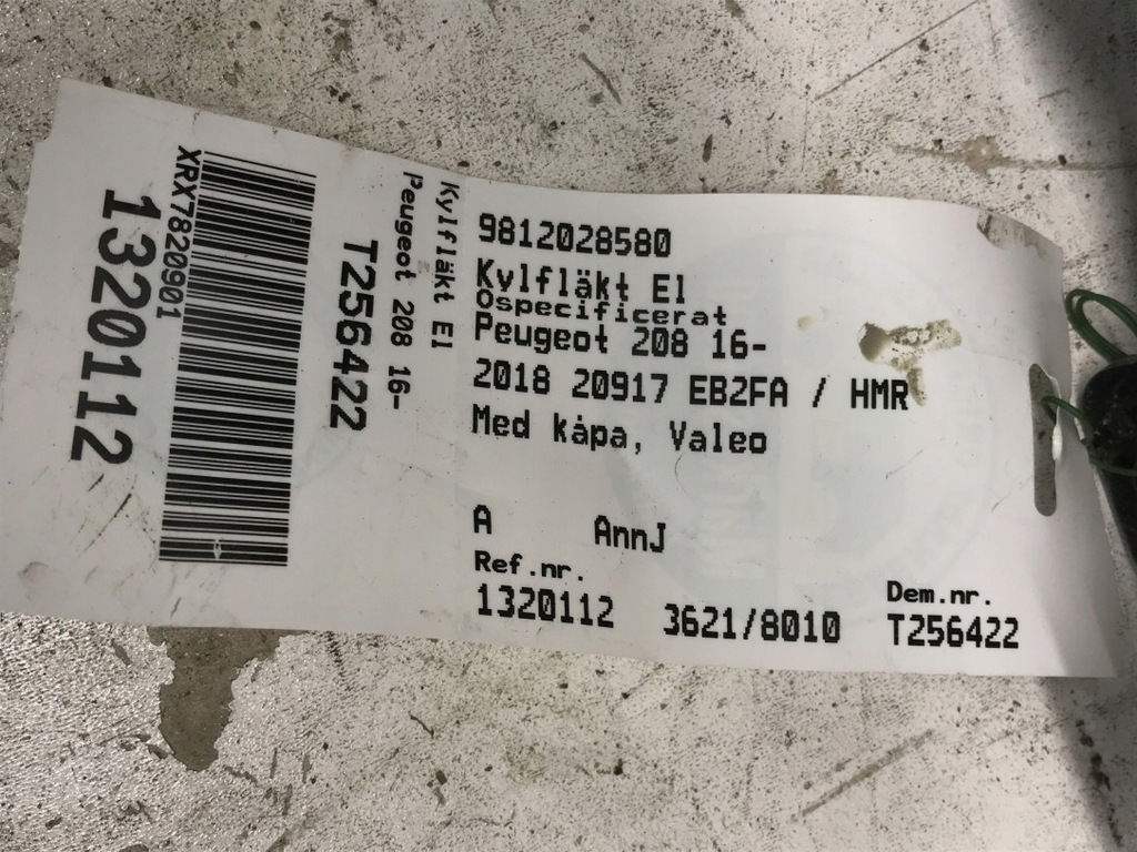 фото №8, Citroen peugeot вентилятор радіатора 9812028580