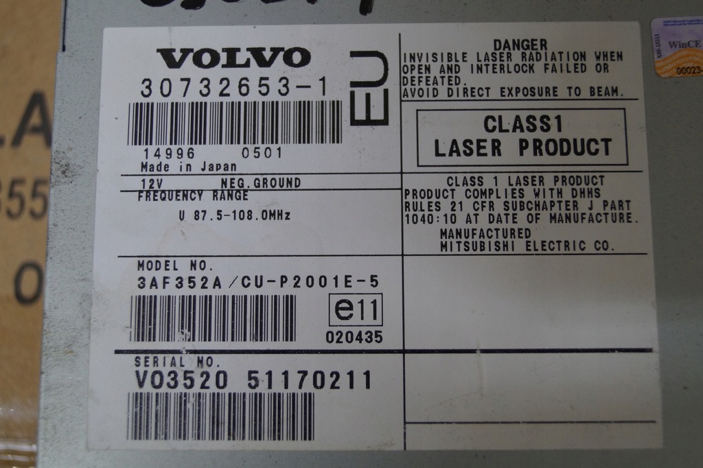 фото №5, Зчитувач навігації volvo v70 30732653