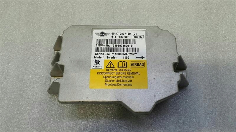 фото №1, Mini countryman s r60 safety module ecu 9807169 air керування unit srs