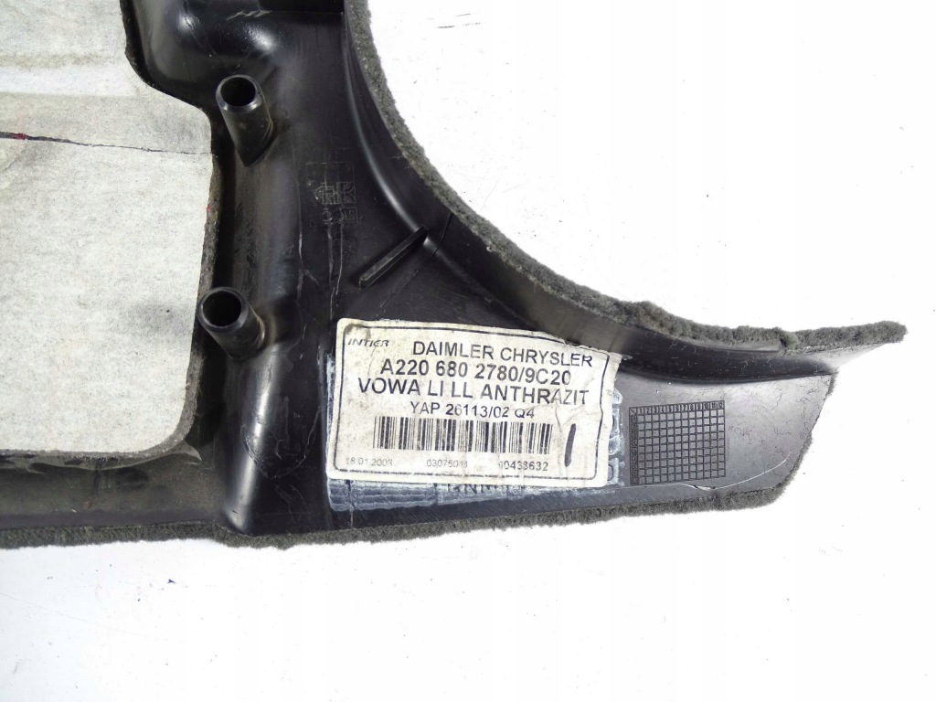 фото №3, Mercedes w220 обшивка салона перед левая пол