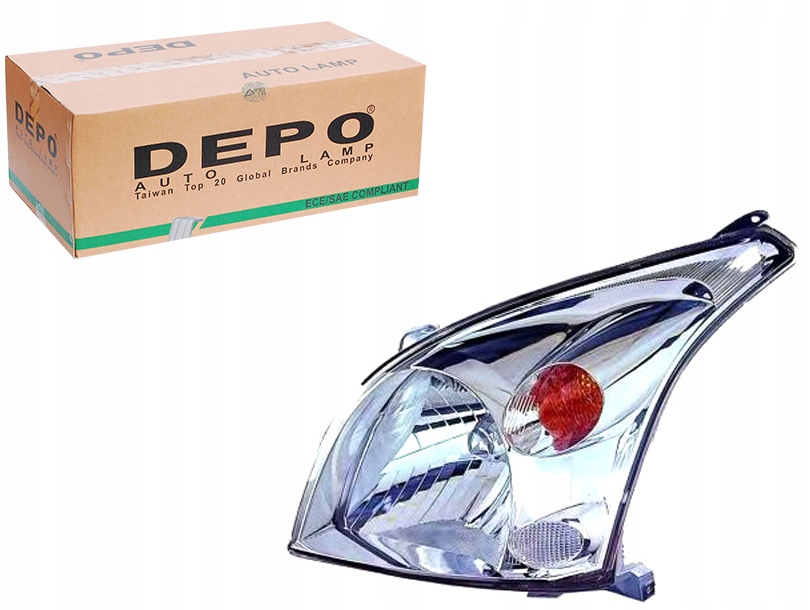 фото №1, Depo фара toyota land cruiser prado h4 02-10