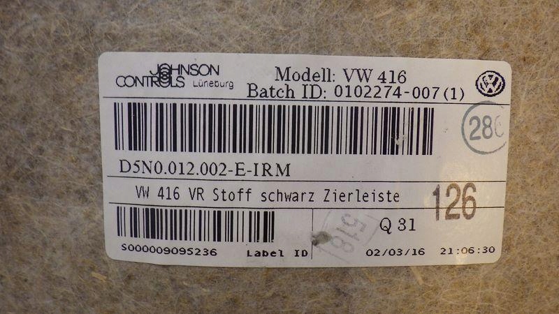 фото №9, Обивка дверь правый перед europa vw tiguan i 5n 5n0012002