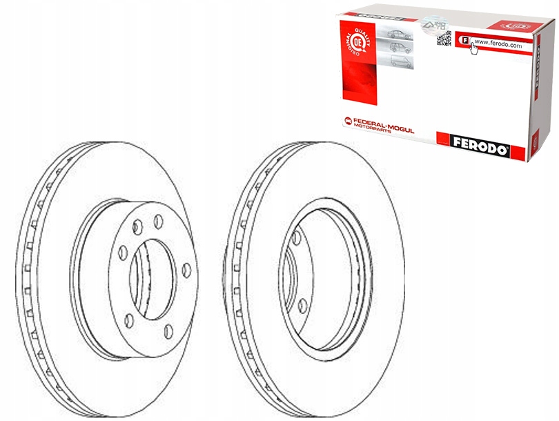 фото №1, Ferodo тормозные диски тормозные 2szt. nissan interstar ope