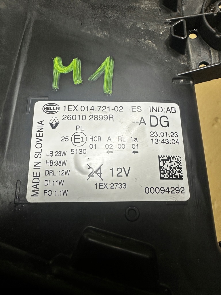 фото №5, Лампа full led renault trafic iii lift iv 260102899r