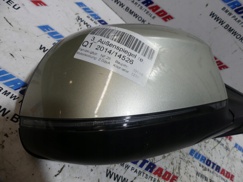 фото №6, Bmw x4 f26 праве дзеркало a14 mineralsilber