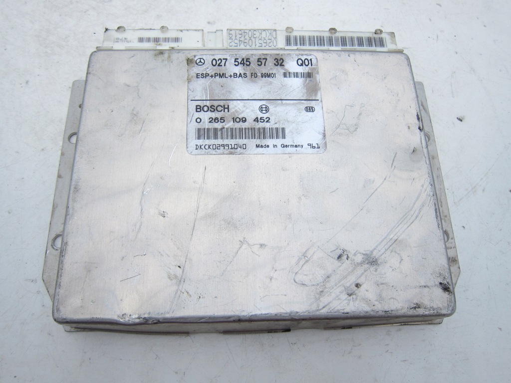 фото №1, Бортовий комп'ютер esp 0265109452 0275455732 mercedes w210