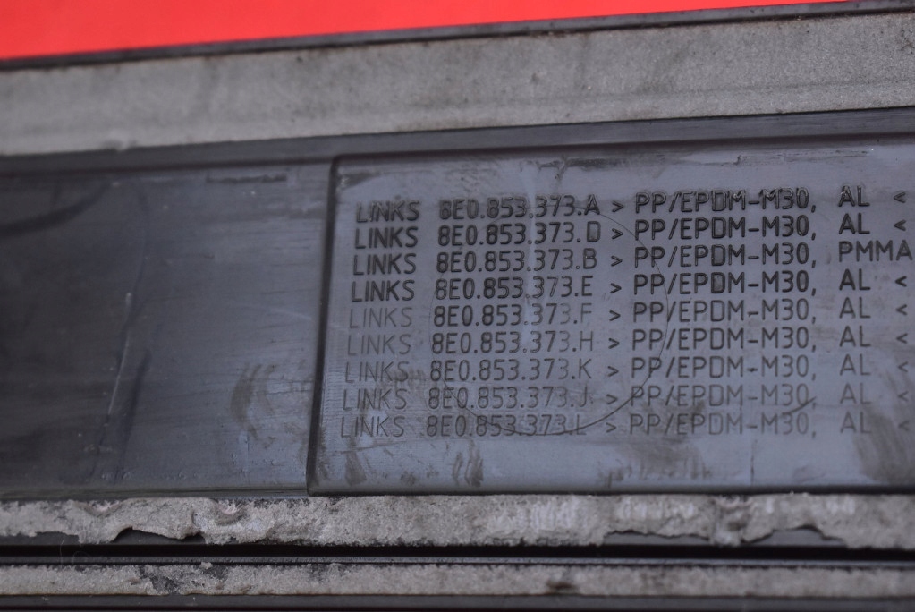 фото №13, Молдинг порог внутренняя s-line левый перед 8e0853373a audi a4 b7 04-08