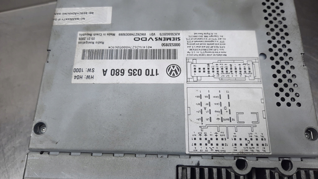 фото №9, Радио 1t0035680a vw passat b6 eos golf touran