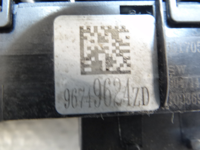 фото №7, Peugeot 208 i лівий передній перемикач вікон регулювання дзеркал 96749624zd