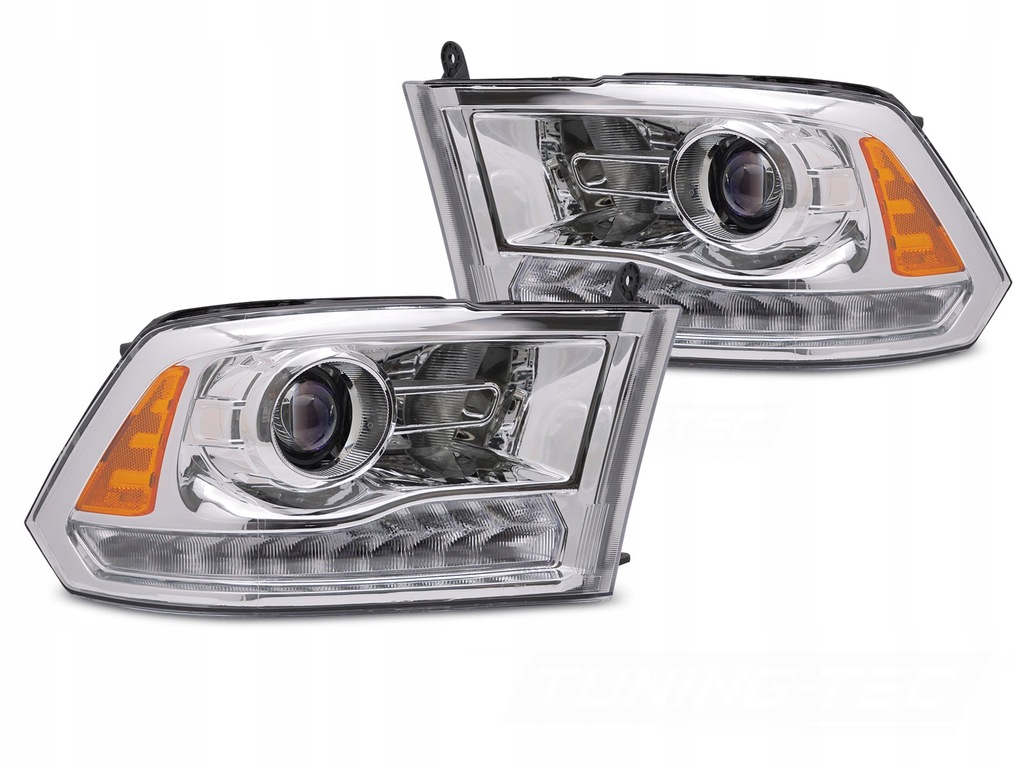 фото №1, Фары лампы kpl day line light led тюнинг dodge ram iv 4 08-24 classic