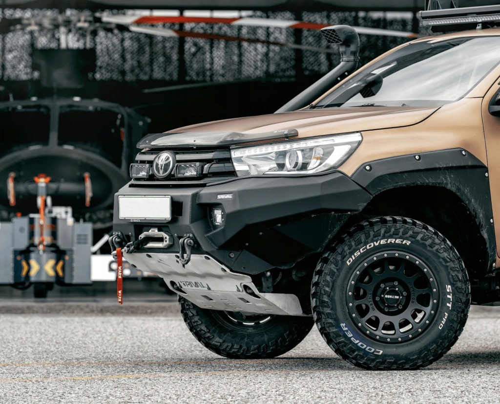 фото №2, Бампер aluminiowy rival 4x4 - toyota hilux revo 2015-2021