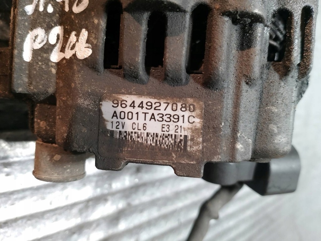 фото №6, Генератор peugeot 206 9644927080 1.4 8v