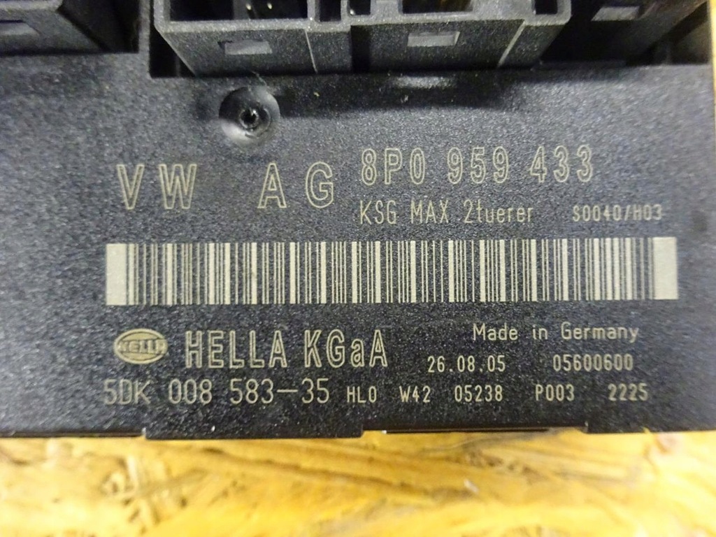 фото №7, Audi a3 8p 03-12 модуль комфорта 8p0959433