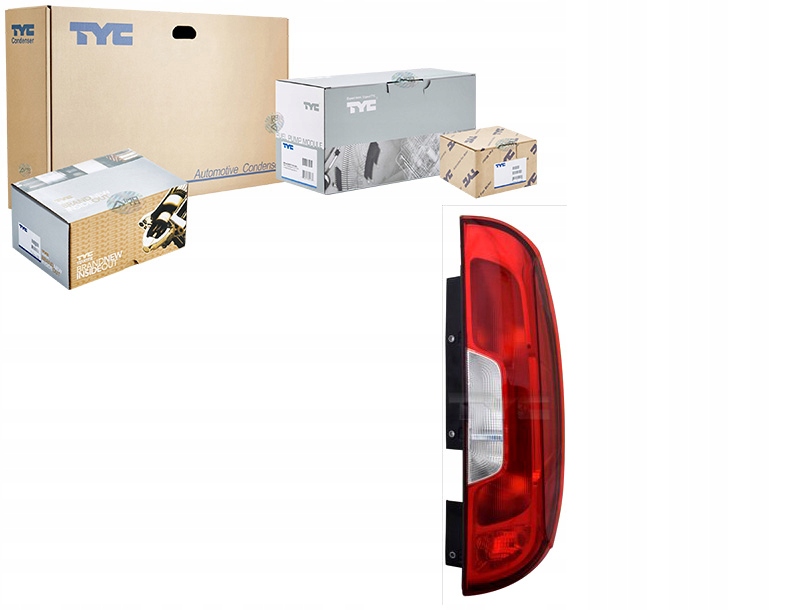 фото №1, Лампа задняя p fiat doblo ii 02.10- tyc