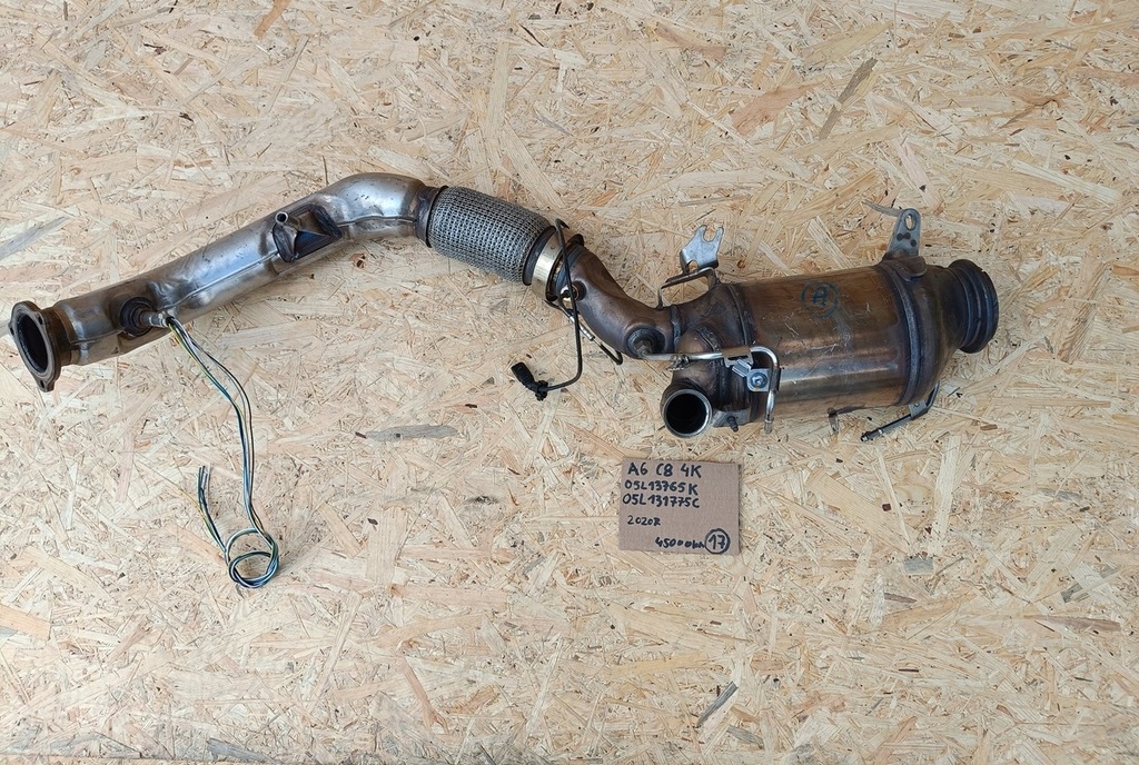 фото №5, Audi a6 c8 4k каталізатор / dpf 05l13765k 05l131775c 2020r