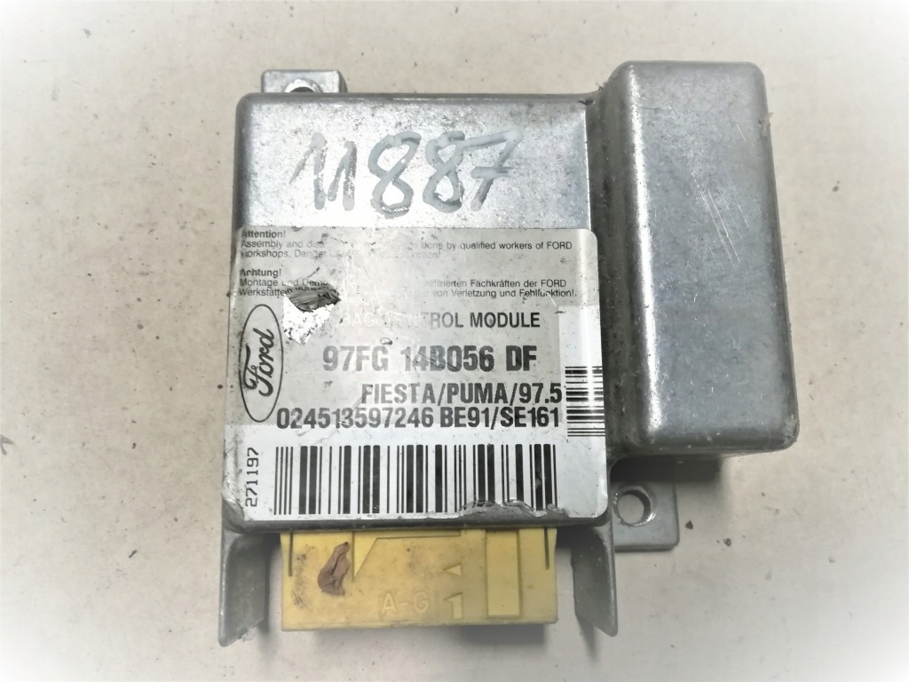 фото №1, Бортовий комп'ютер датчик подушка безпеки ford fiesta mk4 puma 97fg14b056df