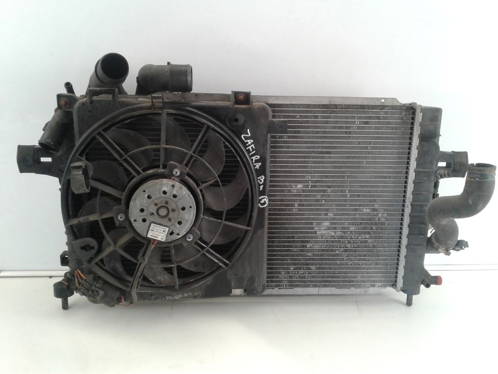 фото №12, Радіатор вентилятори комплект opel zafira 1,9 dti