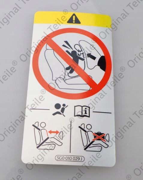 фото №11, Наклейка подушка безопасности 5g0010029j оригинал cupra