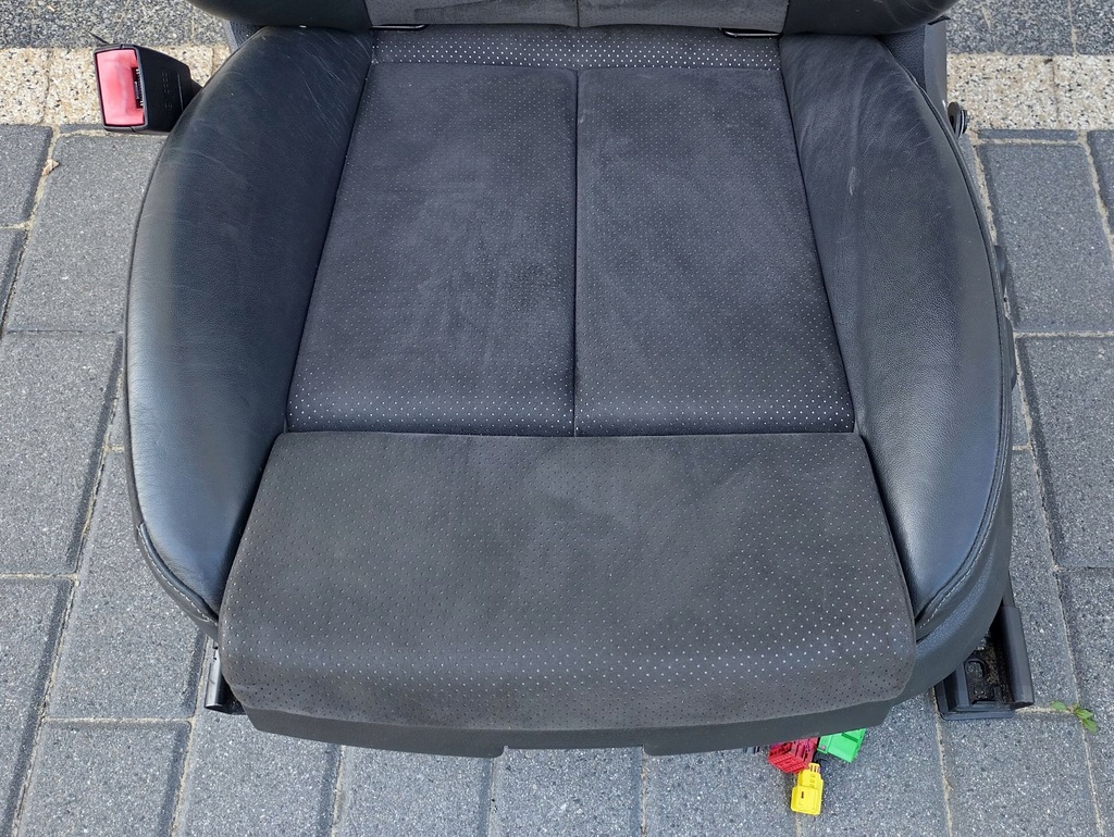 фото №6, Audi a7 4g 10-14 s-line сиденье левый передний перед czarna кожа алькантара uk