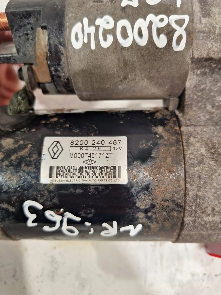 фото №5, Стартер 8200240487 dacia logan 1.4 8v 04-