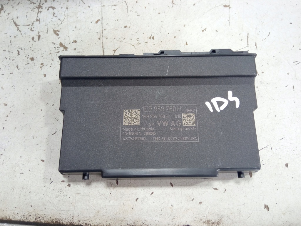 фото №1, Vw volkswagen id4 id.4 модуль сиденье 1eb959760h