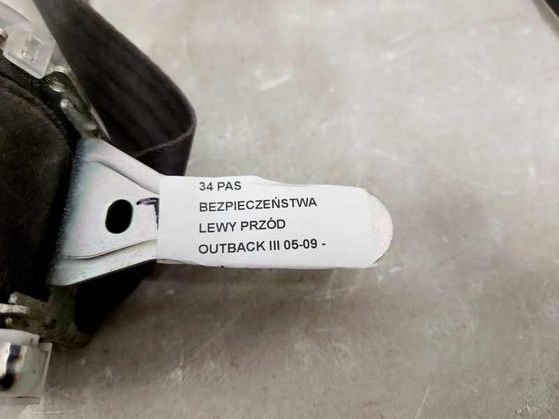 фото №6, Outback 3 iii pas безопасности левый перед 05-09