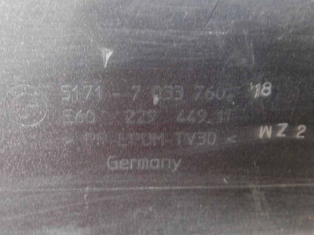 фото №8, Молдинг порог правая - bmw 5 e60 e61