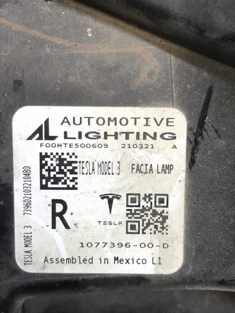 фото №7, Tesla iii противотуманная фара led drl правый 1077396-00-d