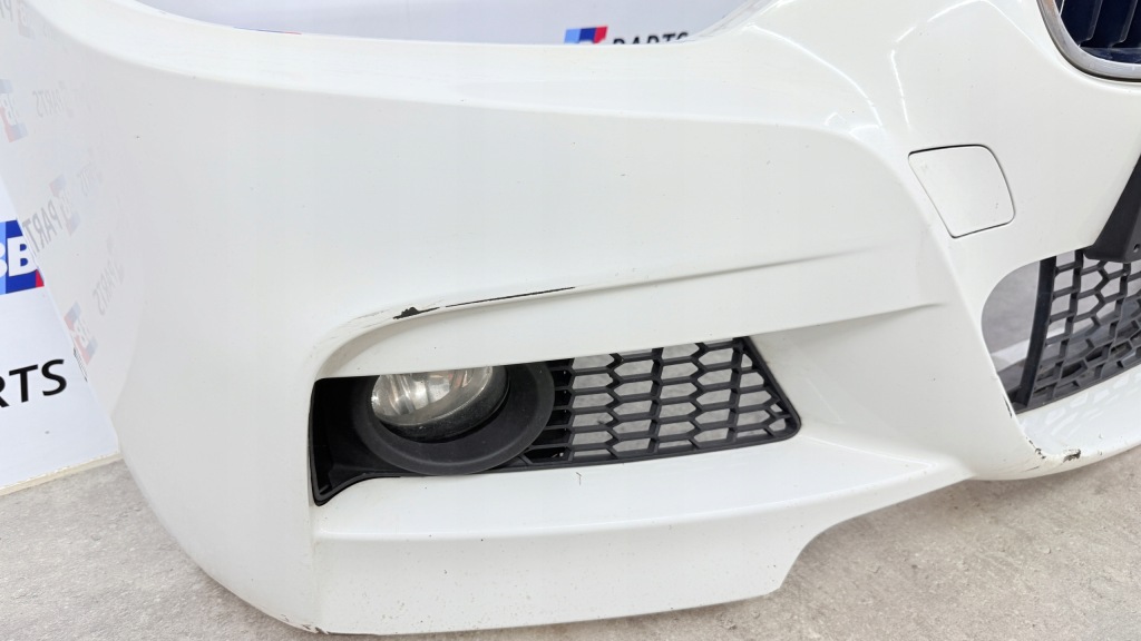 Bmw f30 f31 бампер перед комплектный  оригинал m-pakiet a300 alpinweiss с Разборки