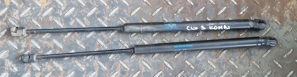 фото №1, Амортизаторы крышки clio iii kombi