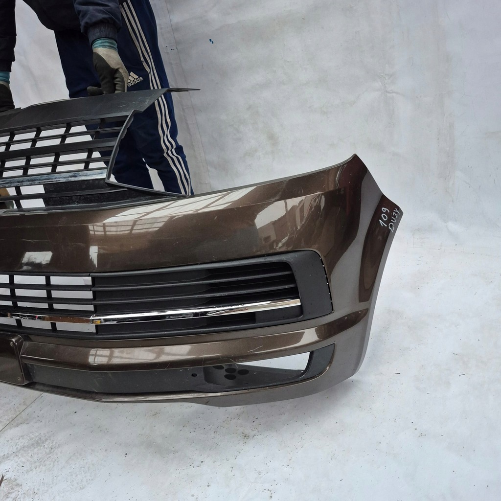 фото №8, Vw t6 multivan 7e0 15- бампер перед передній решітка радіатора